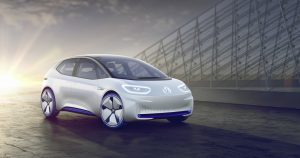 Volkswagen Showcar I.D. I.D. ? die Revolution. Der erste Volkswagen auf der völlig neuen Elektrofahrzeug-Plattform. Der erste Volkswagen, der für das automatisierte Fahren vorbereitet ist.